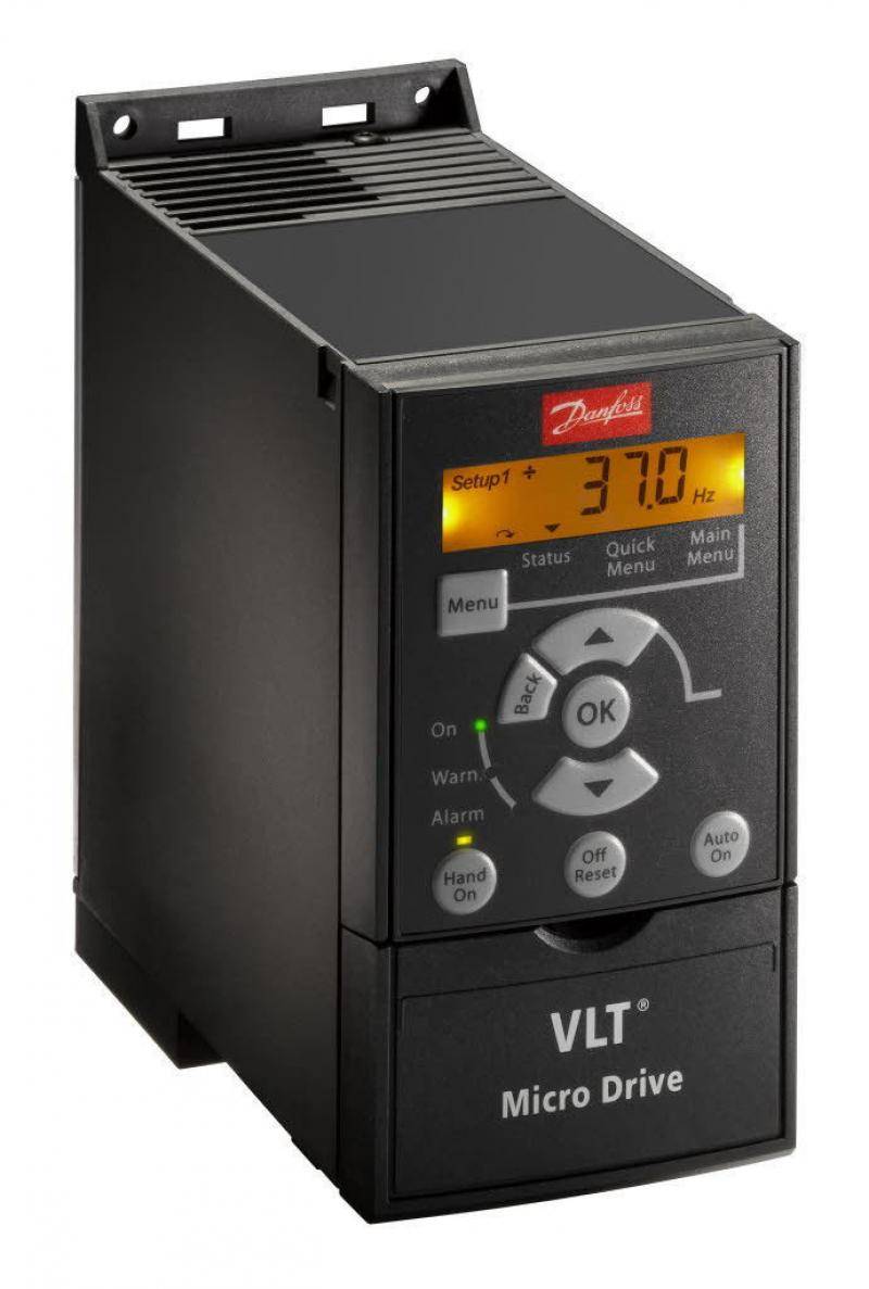 Частотный преобразователь Danfoss VLT Micro Drive FC51, 0,75 кВт, 2,2 А, 380 В, 3 ф