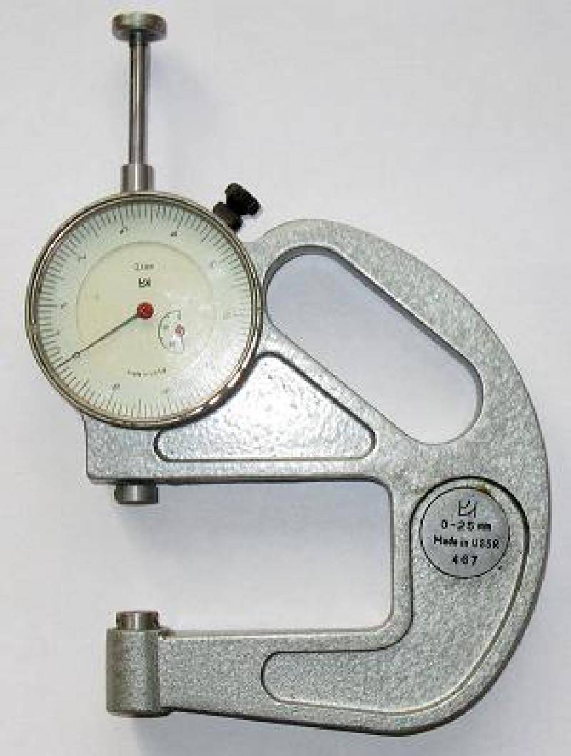 Толщиномер ТР 25-100Б (диам. пяток 30 мм)
