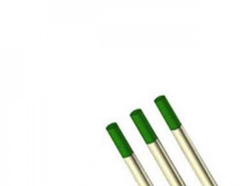 Электроды вольфрамовые зеленые AC, Ф2,4 мм, TIG сварка (TELWIN) (10 шт)