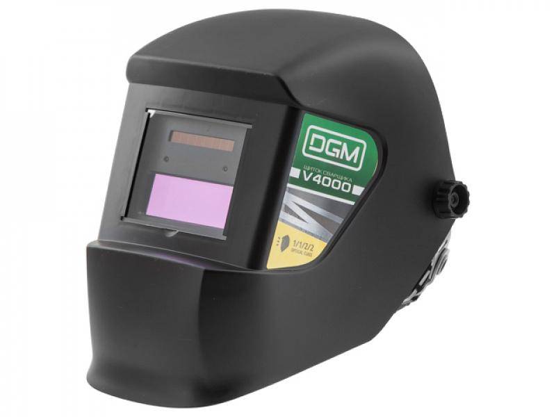 Щиток сварщика с самозатемняющимся светофильтром DGM V4000 (1/1/2/2; 91х35 мм; DIN 3/11)